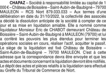 Contenu publication