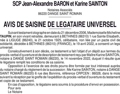 Contenu publication
