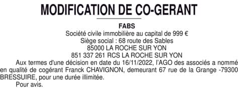Contenu publication