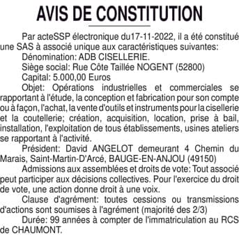 Contenu publication