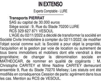 Contenu publication