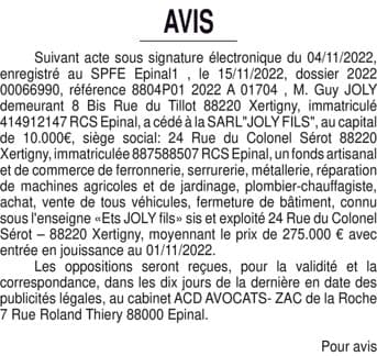 Contenu publication