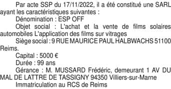 Contenu publication