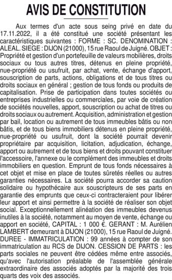 Contenu publication