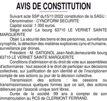 Contenu publication