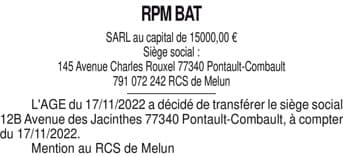 Contenu publication