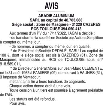 Contenu publication