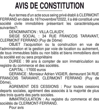 Contenu publication
