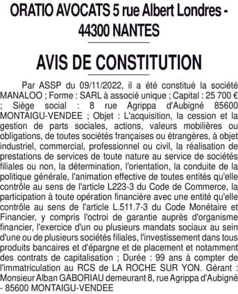 Contenu publication