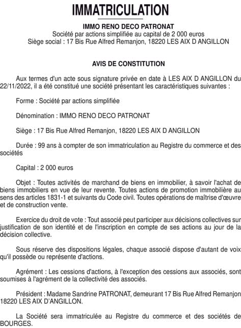 Contenu publication