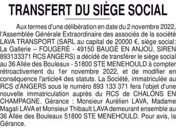 Contenu publication
