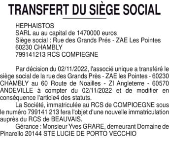 Contenu publication