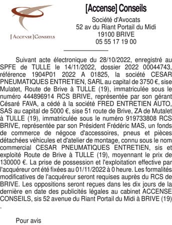 Contenu publication