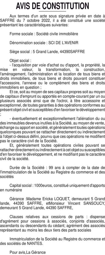 Contenu publication