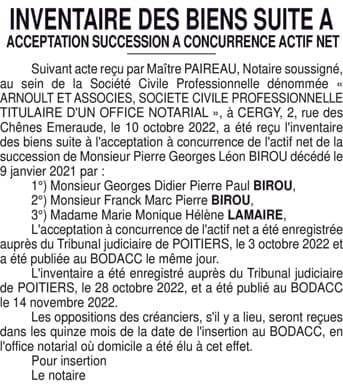 Contenu publication