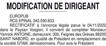 Contenu publication