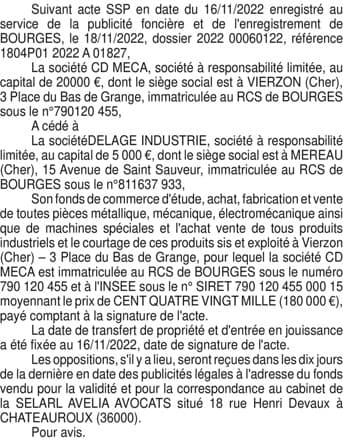 Contenu publication
