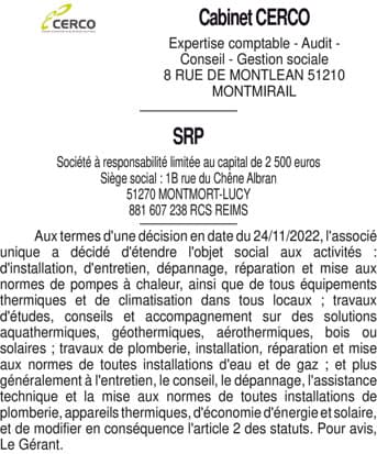 Contenu publication