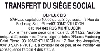 Contenu publication