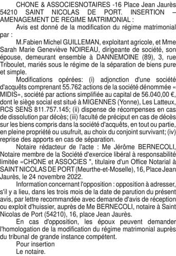 Contenu publication