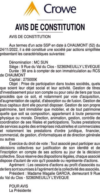 Contenu publication