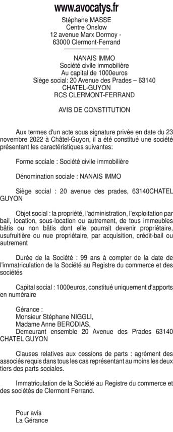 Contenu publication