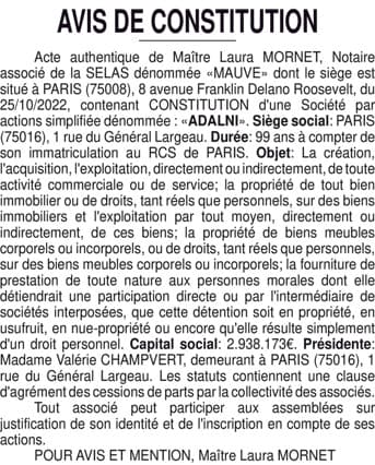 Contenu publication