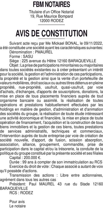 Contenu publication