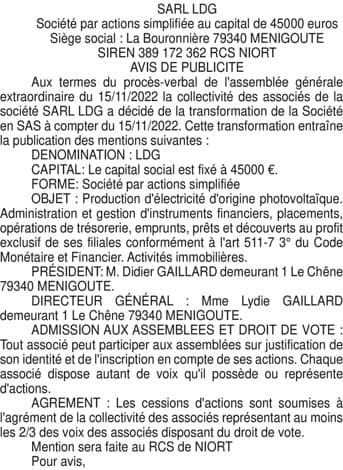 Contenu publication