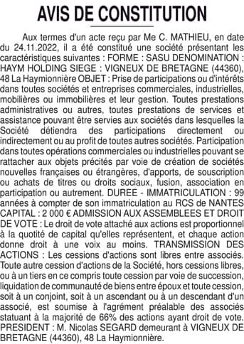 Contenu publication
