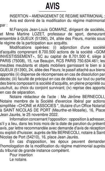 Contenu publication