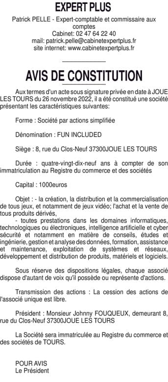 Contenu publication