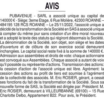 Contenu publication