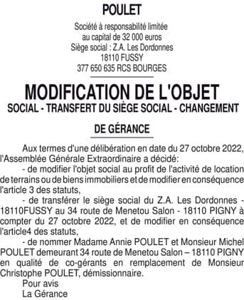 Contenu publication