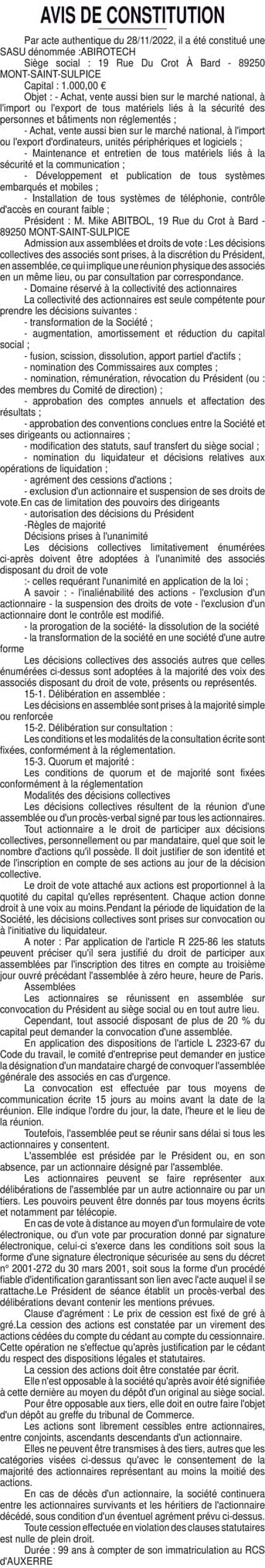 Contenu publication