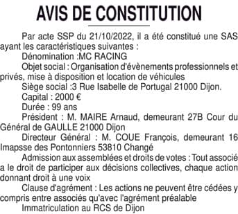 Contenu publication