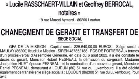 Contenu publication