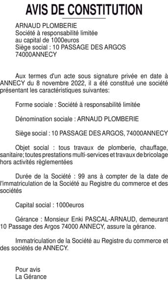 Contenu publication