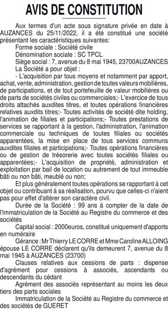 Contenu publication