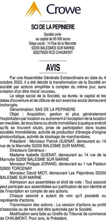 Contenu publication