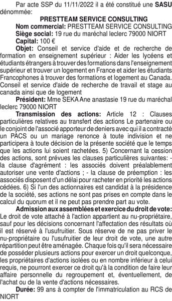 Contenu publication