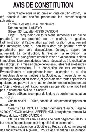 Contenu publication