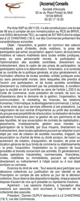 Contenu publication