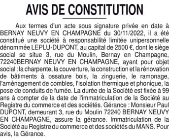 Contenu publication