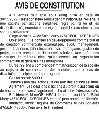 Contenu publication