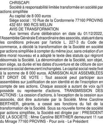 Contenu publication