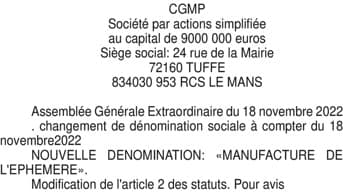 Contenu publication