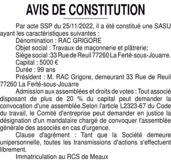 Contenu publication