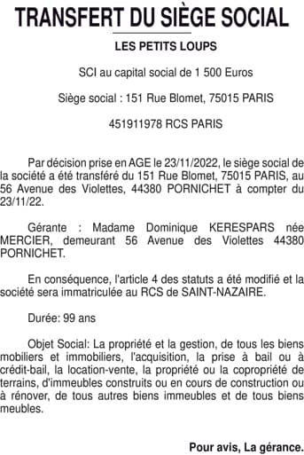 Contenu publication