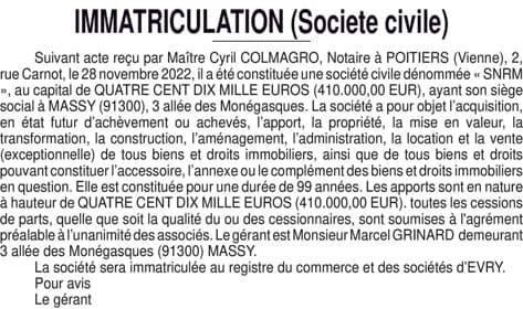 Contenu publication